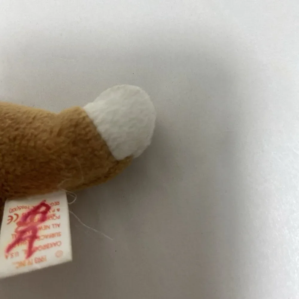 Ty Beanie Nip Orange Ginger Cat White Paws and Ears 9 in No paper tag